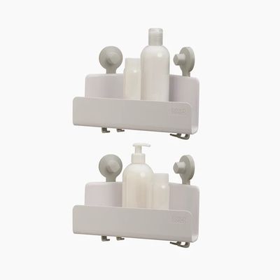 EasyStore™ აბაზანის კუთხის თარო, 2 ცალი, თეთრი