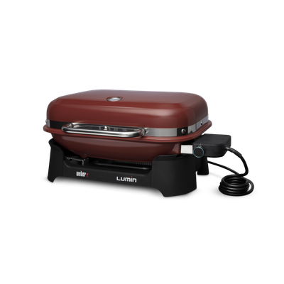 ელექტრო გრილი Lumin Compact, მუქი წითელი