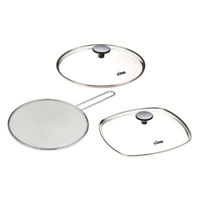 მინის თავსახურები და შხეფებისგან დამცავი