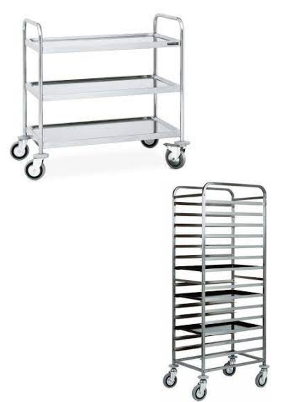 Carros de servicio y bandejas