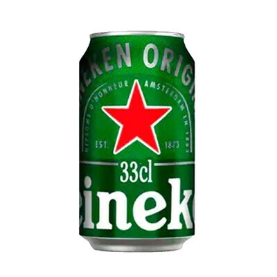 Cerveza Heineken lata 33 cl.