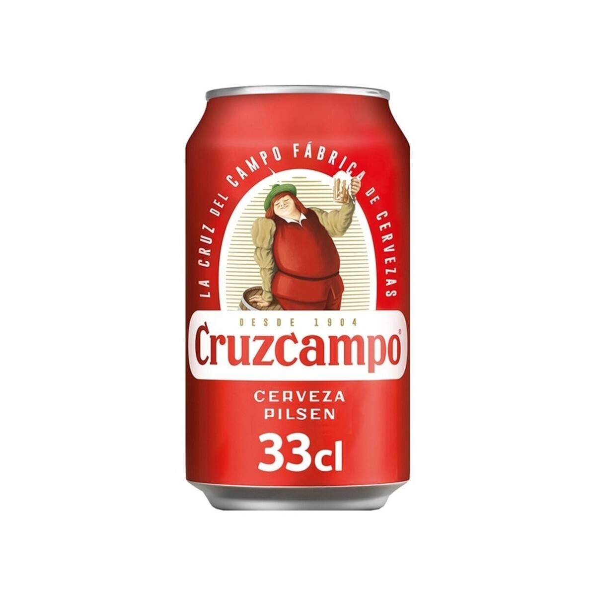 Cerveza Cruz Campo lata 33 cl.