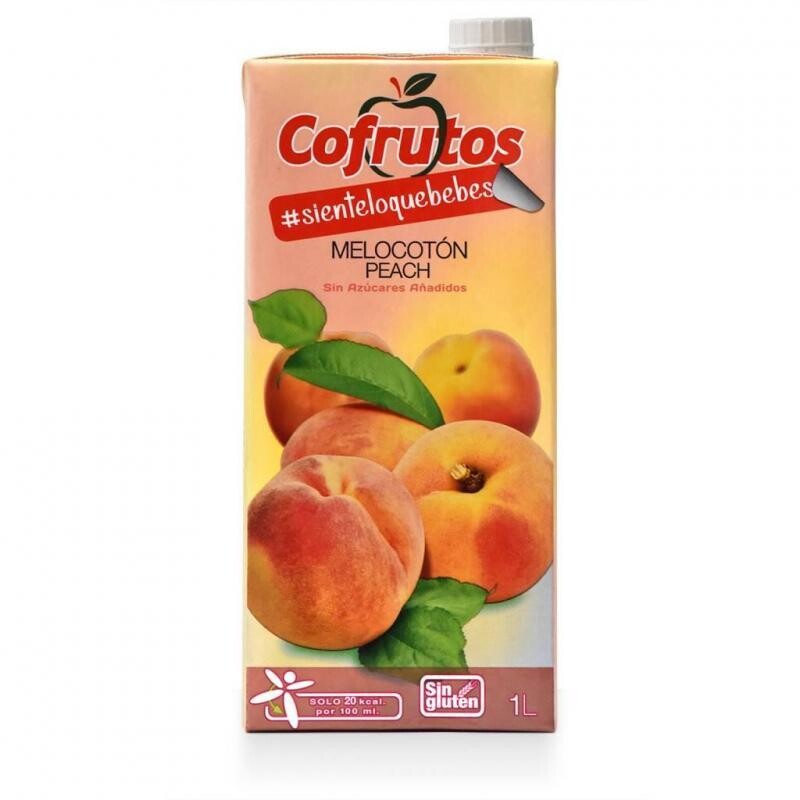 Zumo Cofrutos Melocotón sin azúcar 1 litro