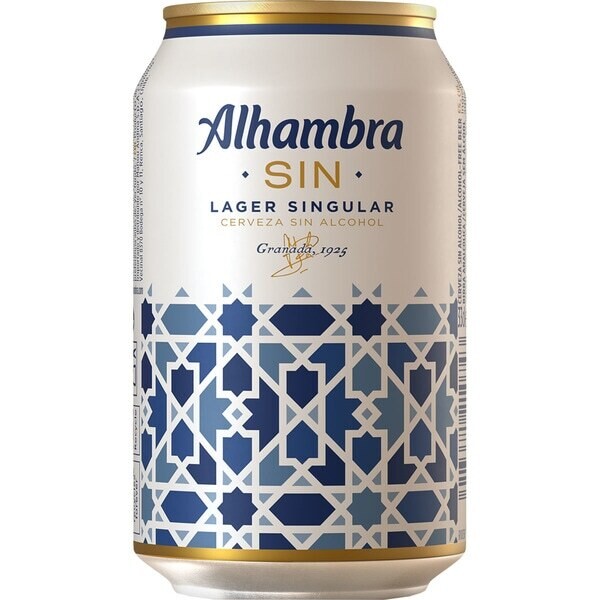 Cerveza Alhambra s/alcohol 33 ml.