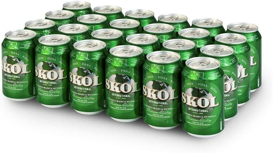 Cerveza Skol 24 latas 33 ml