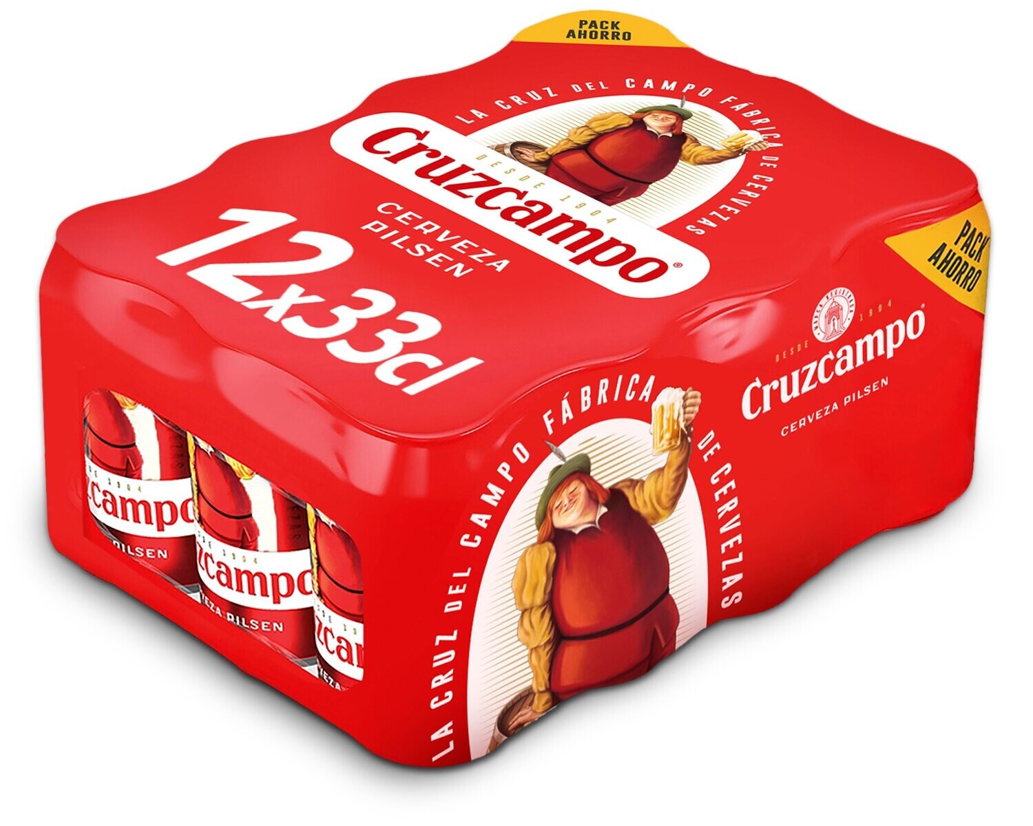 Cerveza Cruz Campo pack 12 latas 33 ml