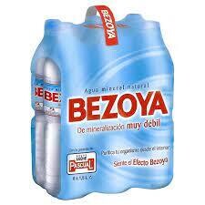 Agua mineral Bezoya 1,5 litros pack 6 uni.