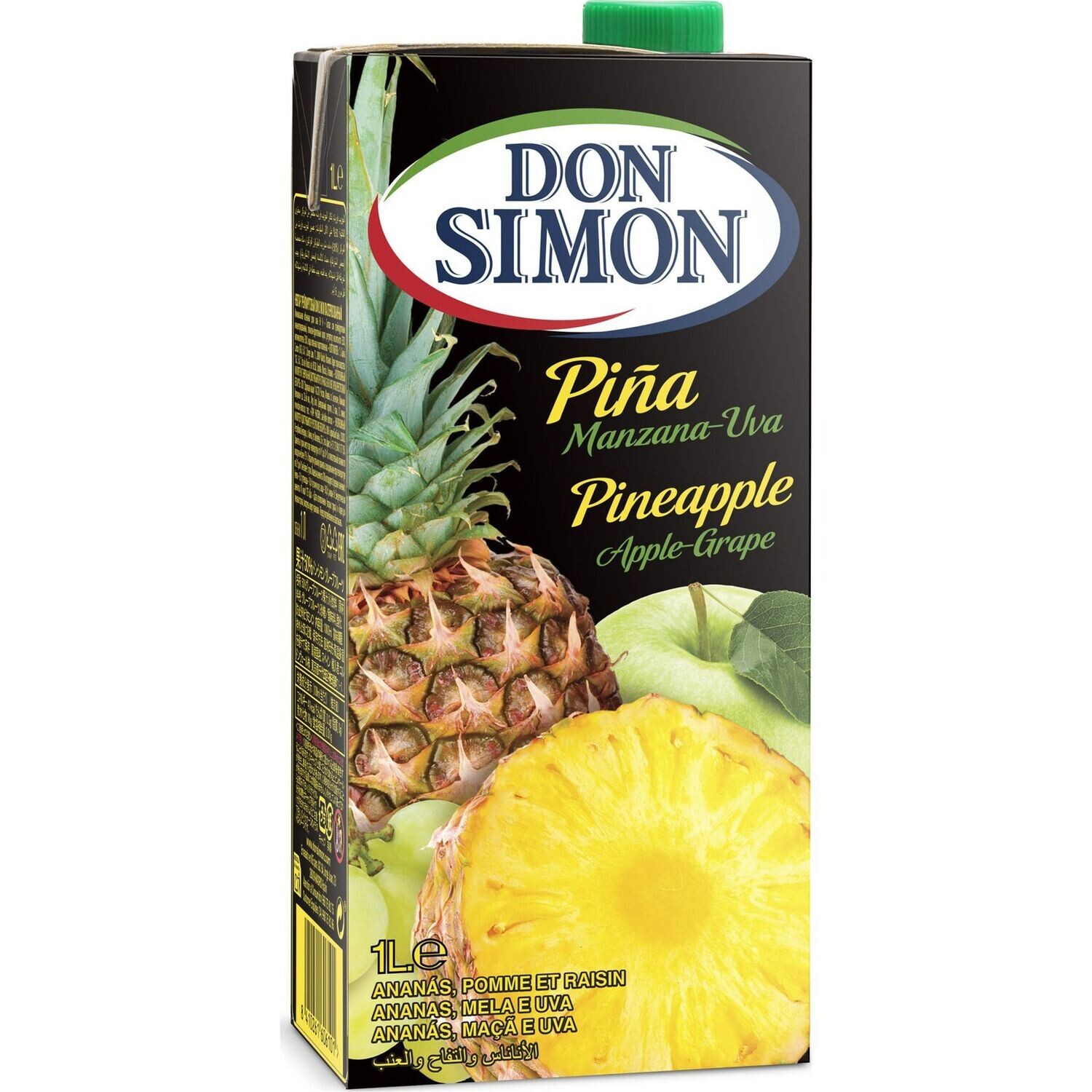 Zumo Don Simon Piña/Uva/Manzana 1 L. brick