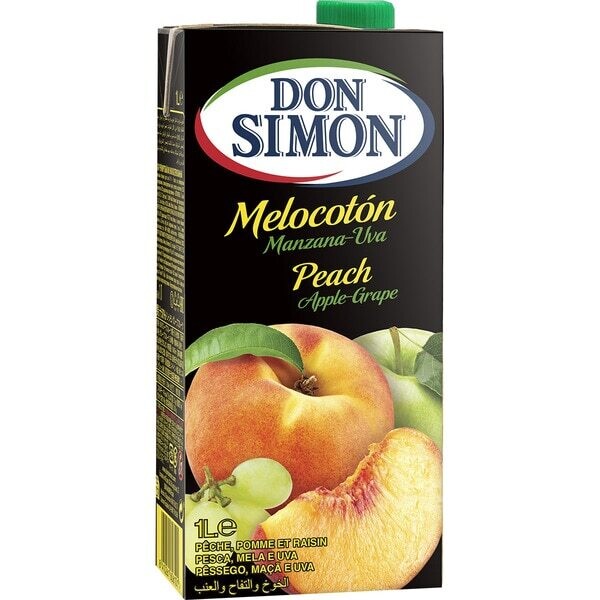 Zumo Don Simon Melocoton/Manzana/Uva 1 L. brick