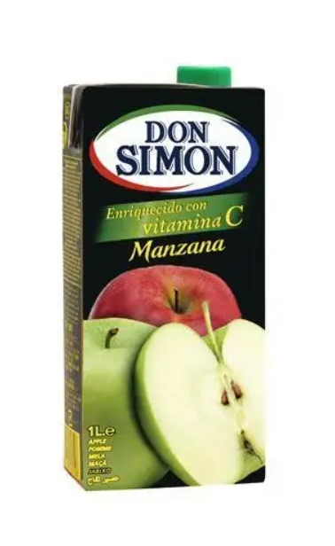 Zumo Don Simon Manzana 1 L. brick