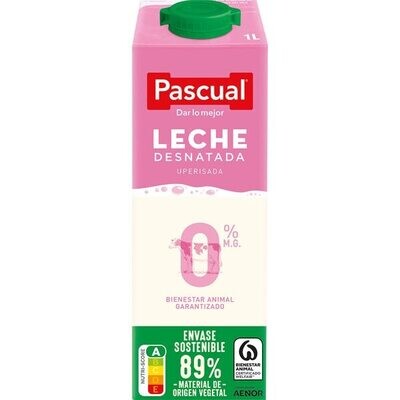 Leche Pascual Brik Desnatada 1 litro