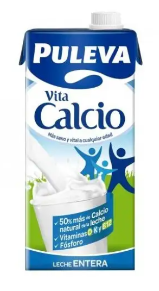 Leche Puleva Calcio Brik entera 1 litro