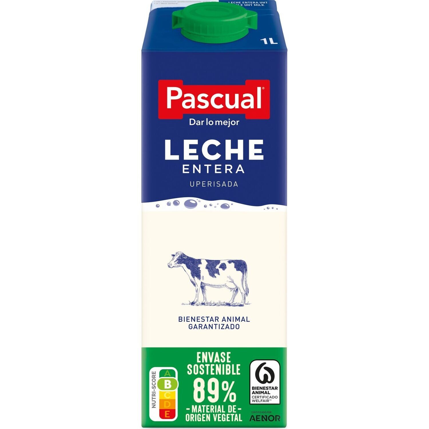 Leche Pascual Brik Entera 1 litro