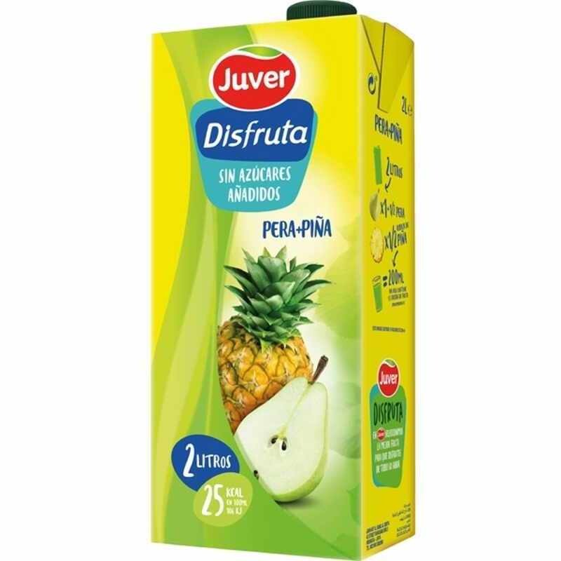 Zumo Juver Pera/Piña s/azucar 2 litros