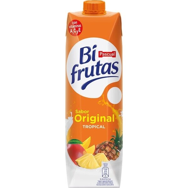 Zumo Pascual frutas Tropical brik 1 litro