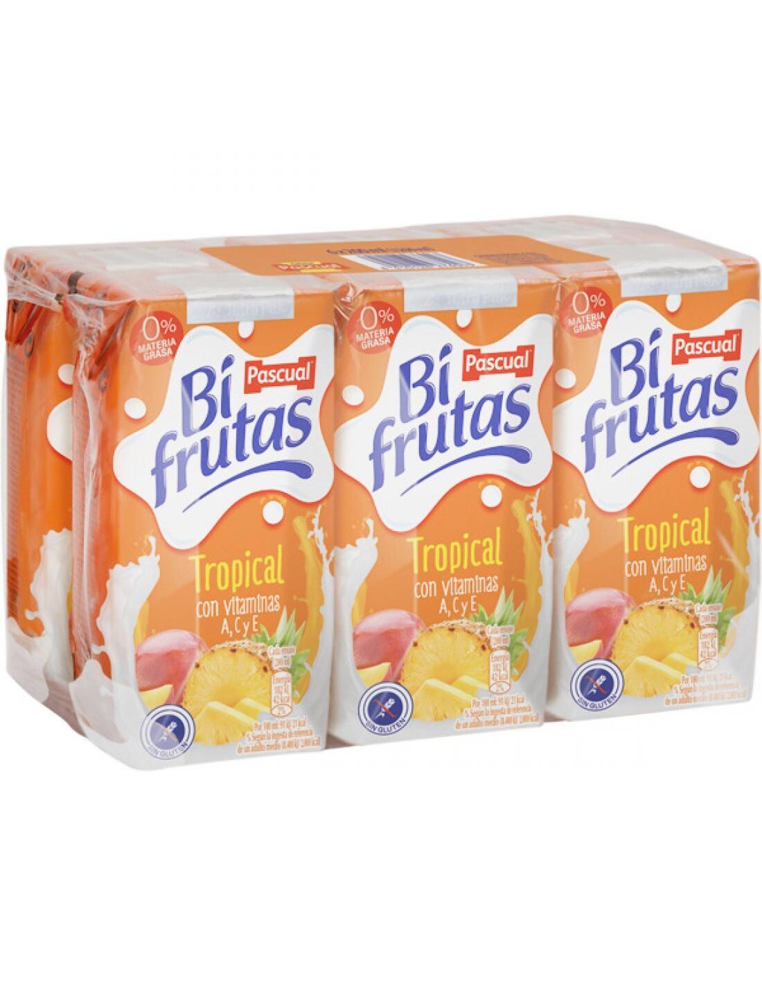 Zumo Pascual Bifrutas tropical (pack 6)