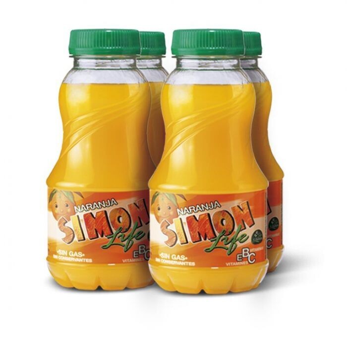 Simon Life Naranja 4x200 ml.