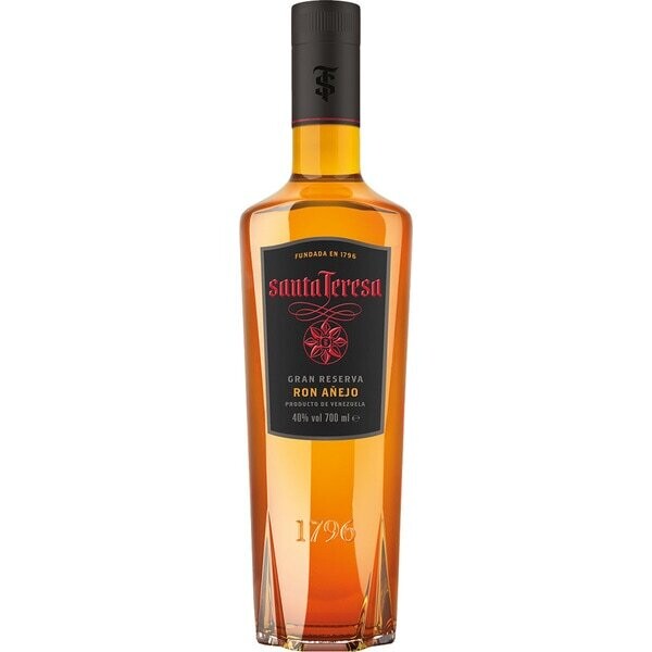 Ron añejo Santa Teresa botella 70 cl