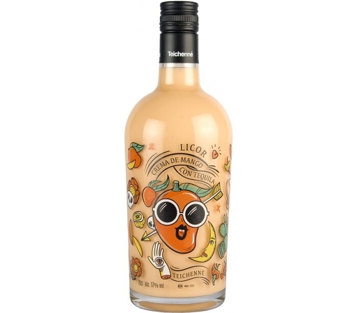 Licor crema Mango y Tequila Teichenne 70 CL.