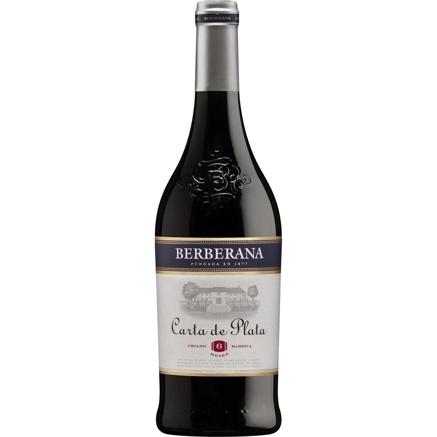 Vino tinto Carta de Plata Berberana 75 ml.