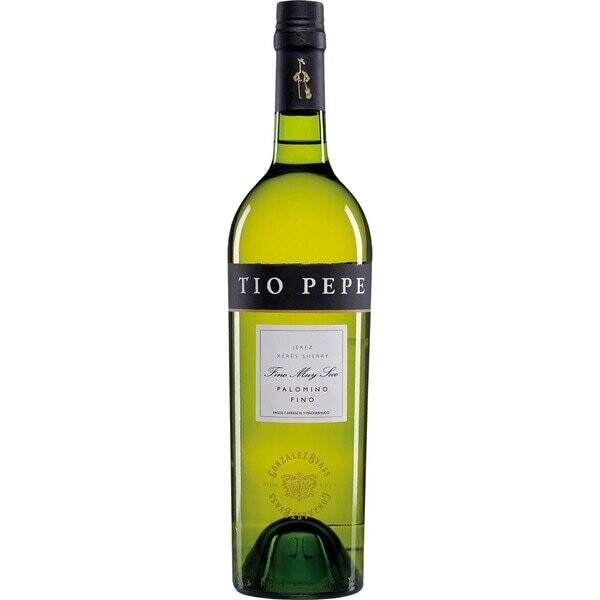 Vino blanco fino seco Tio Pepe 75 ml.
