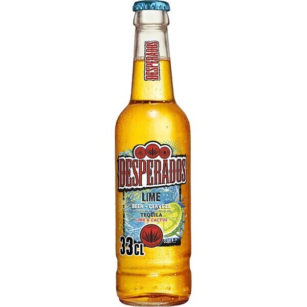 Cerveza Desperados Tequila limon 33 ml.