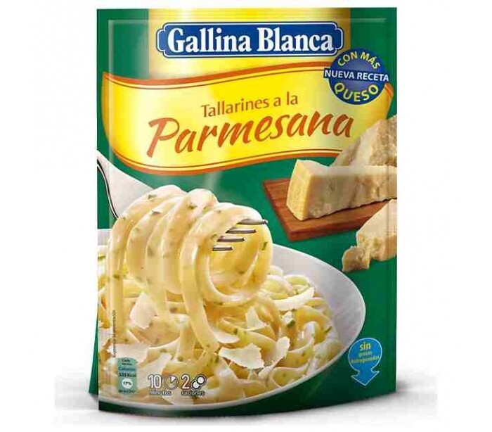 Tallarines a la Parmesana Gallina Blanca  143 g.