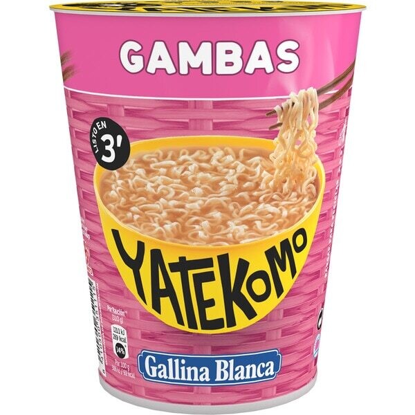 Yatekomo Gambas Gallina Blanca 60 g.