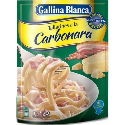 Tallarines Carbonara Gallina Blanca  143 g.