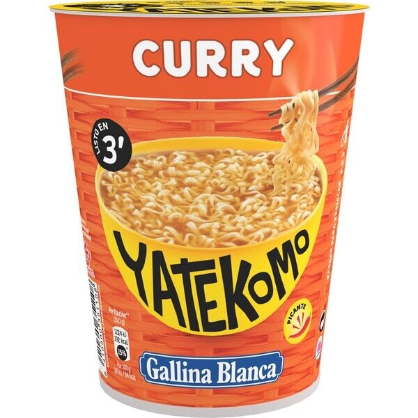 Yatekomo Curry  Gallina Blanca 60 g.