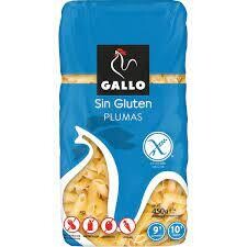 Pasta Pluma Sin Gluten Gallo 450 gr