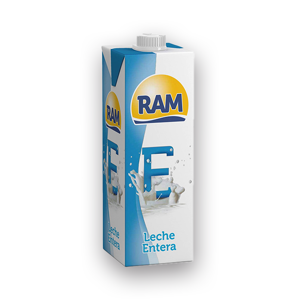 Leche Ram Entera brik 1 litro