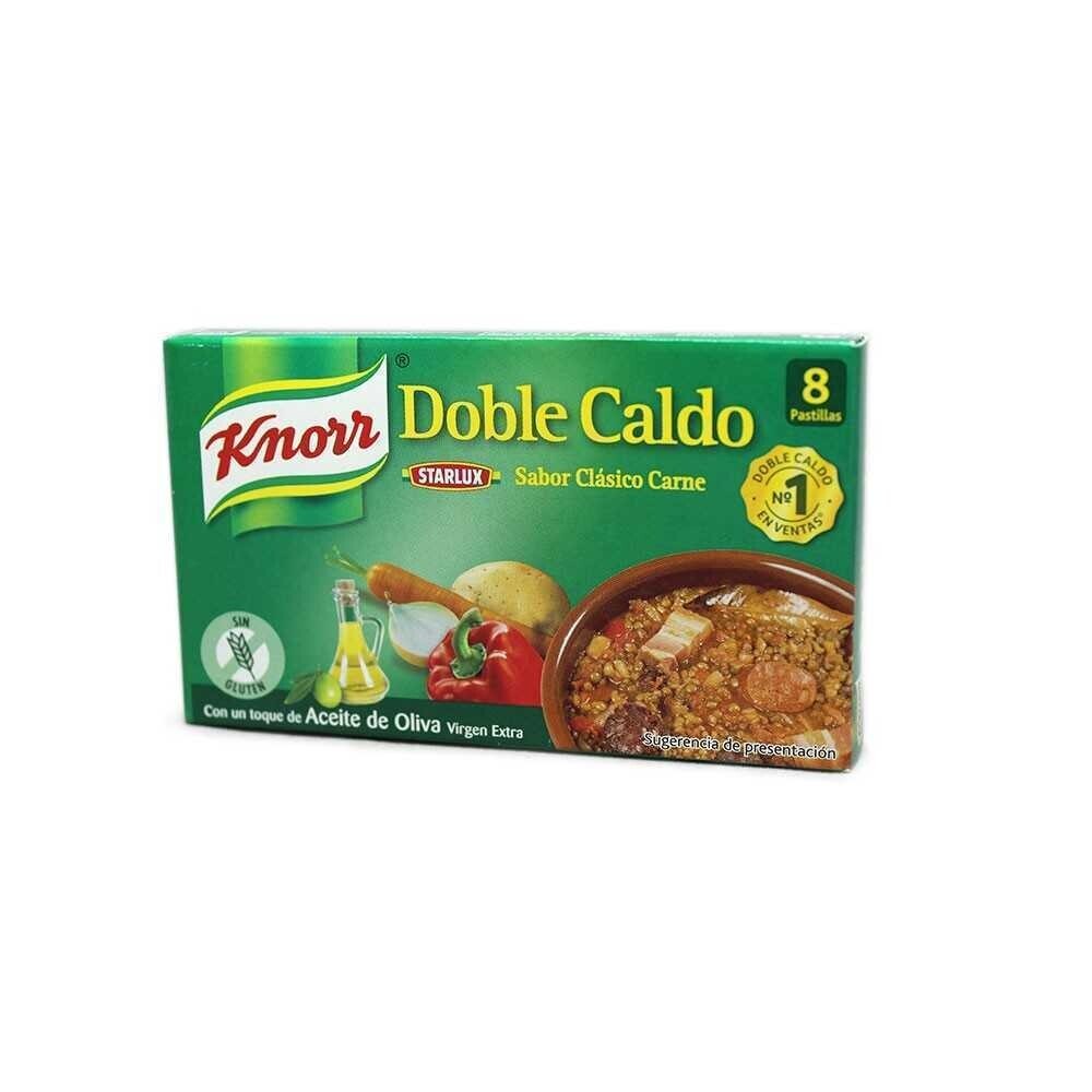 Knorr Doble Caldo Sabor Carne 8 pastillas