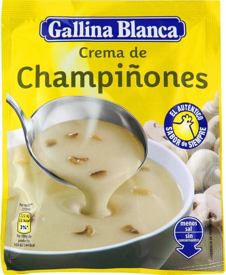 Gallina Blanca Crema de Champiñones 62 gr