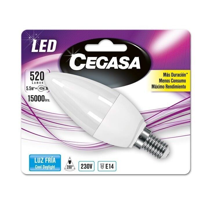 Cegasa Bombilla Led Vela Calida