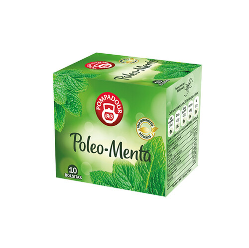 Poleo menta Pompadour 10 bolsitas 15 gr.