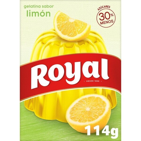 Gelatina Royal Limón 114 gr