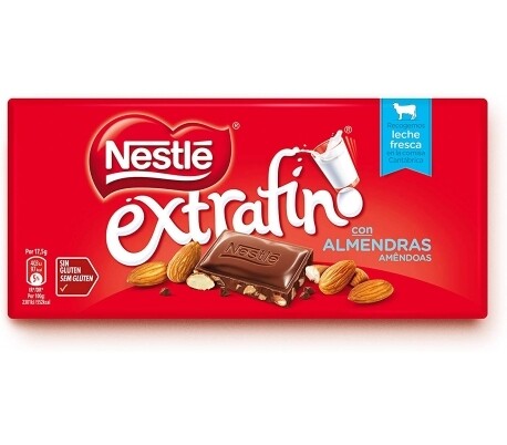 Chocolate con Almendras Extra Fino Nestle 123 gr