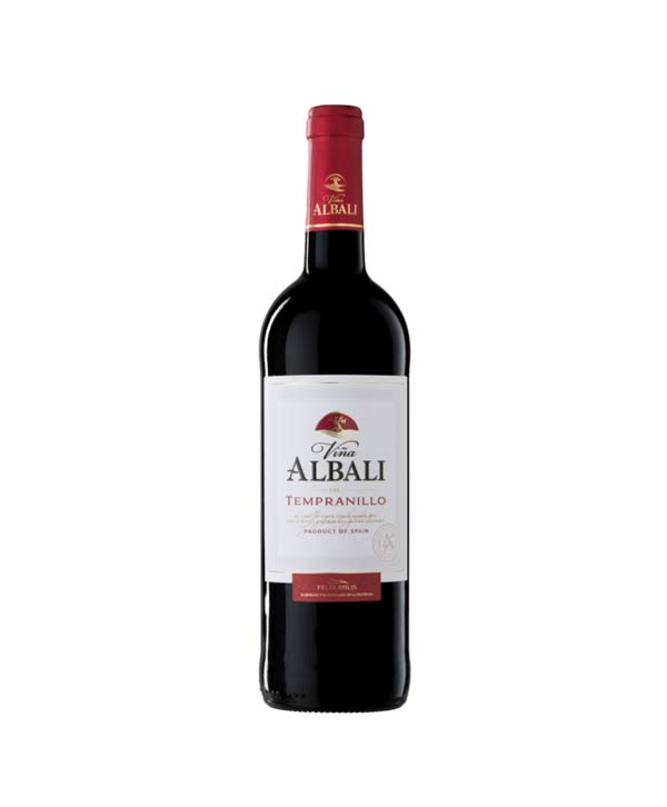 Vino Tinto Tempranillo Albali 75 ml