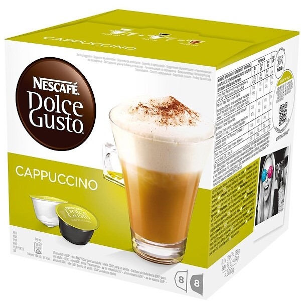 Cafe Capuchino Dolce Gusto 8+8 capsulas