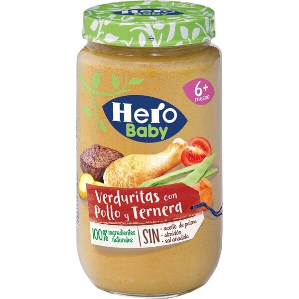 Potito Hero Verduras Pollo y Ternera 235 gr. 