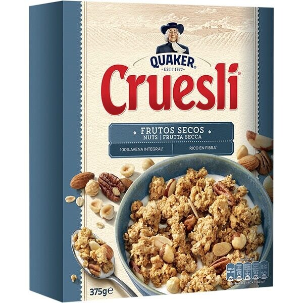 Quaker Cereal Frutos Secos 375 gr