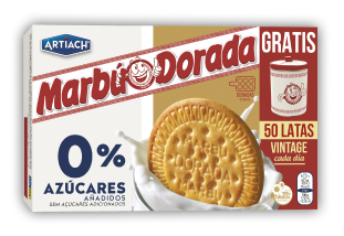 Galleta Marbu Dorada 0% Azucares Artiach 400 gr