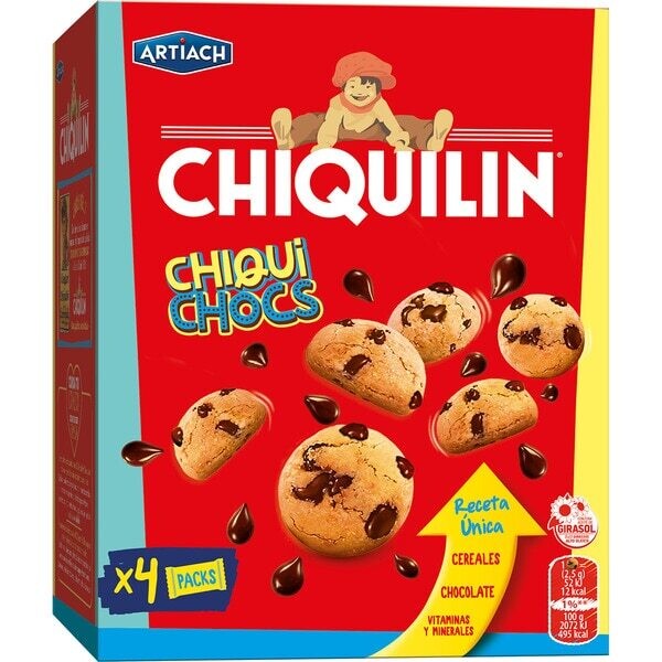 Galleta Chiquitin Chiqui Chocs Artiach 140 gr