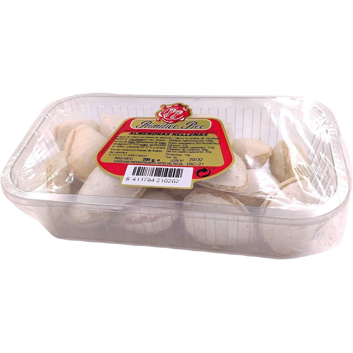 Almendras Rellenas Primitivo Pico 375 gr