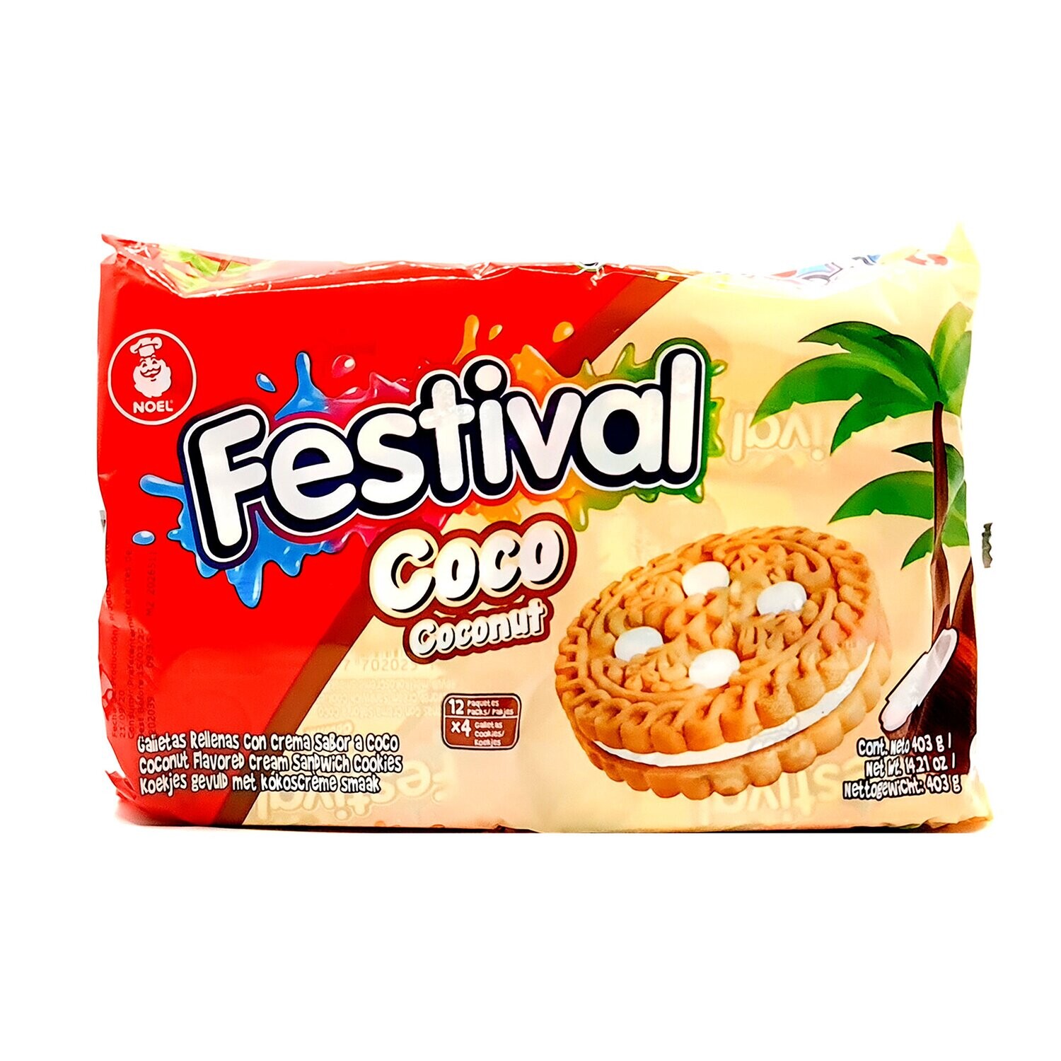Galleta Festival Coco 360 gr