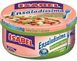 Ensalada Mediterrania Hostalizas y Atun Isabel 220 gr