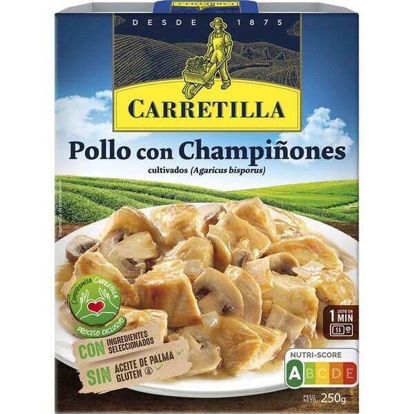 Carretilla Pollo con Champiñones  250 gr