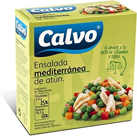 Ensalada Mediterránea con Atún Calvo 150 gr