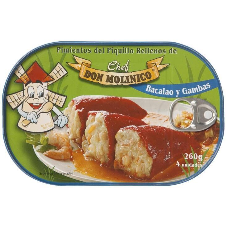Pimientos del Piquillo rellenos de carne Don Molinico 260 gr